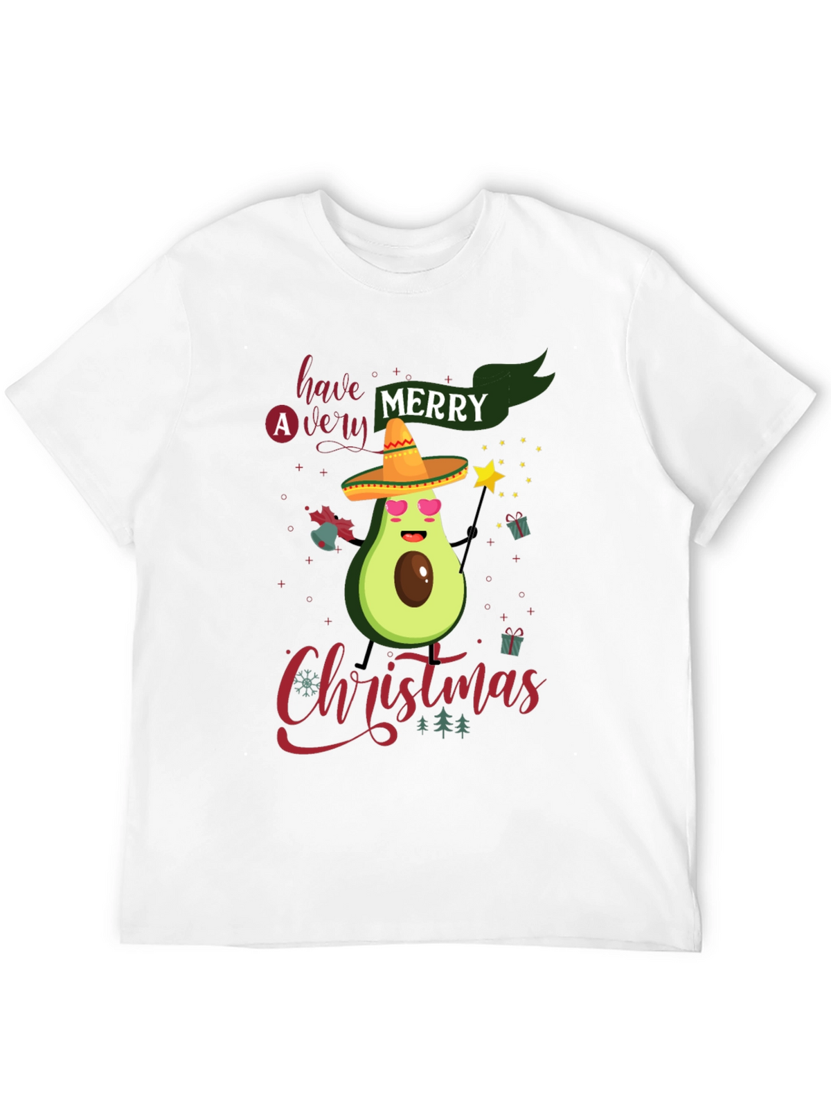Merry Christmas Avocado T-Shirt