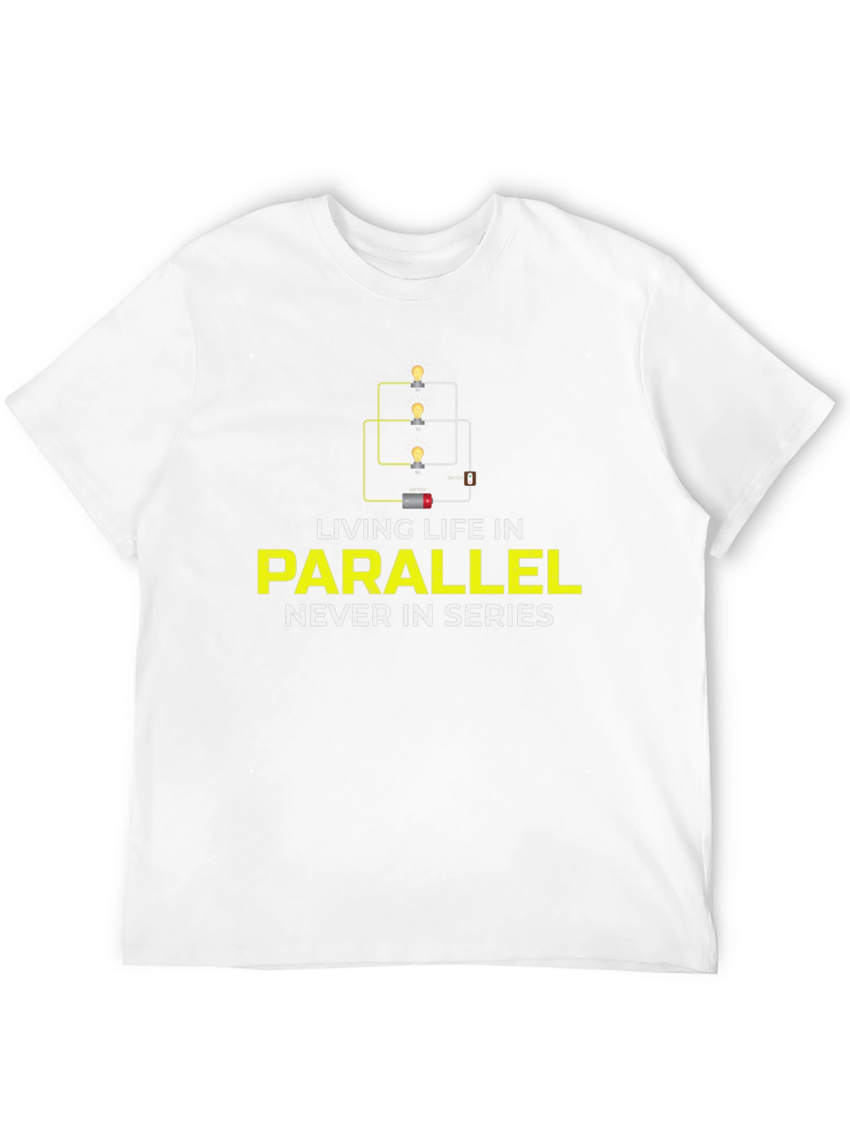 Parallel Life Graphic Tee - Electrical Circuit Humor