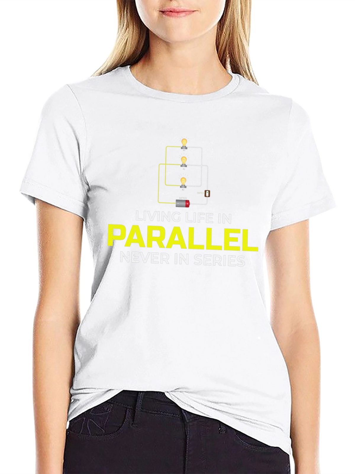 Parallel Life Graphic Tee - Electrical Circuit Humor