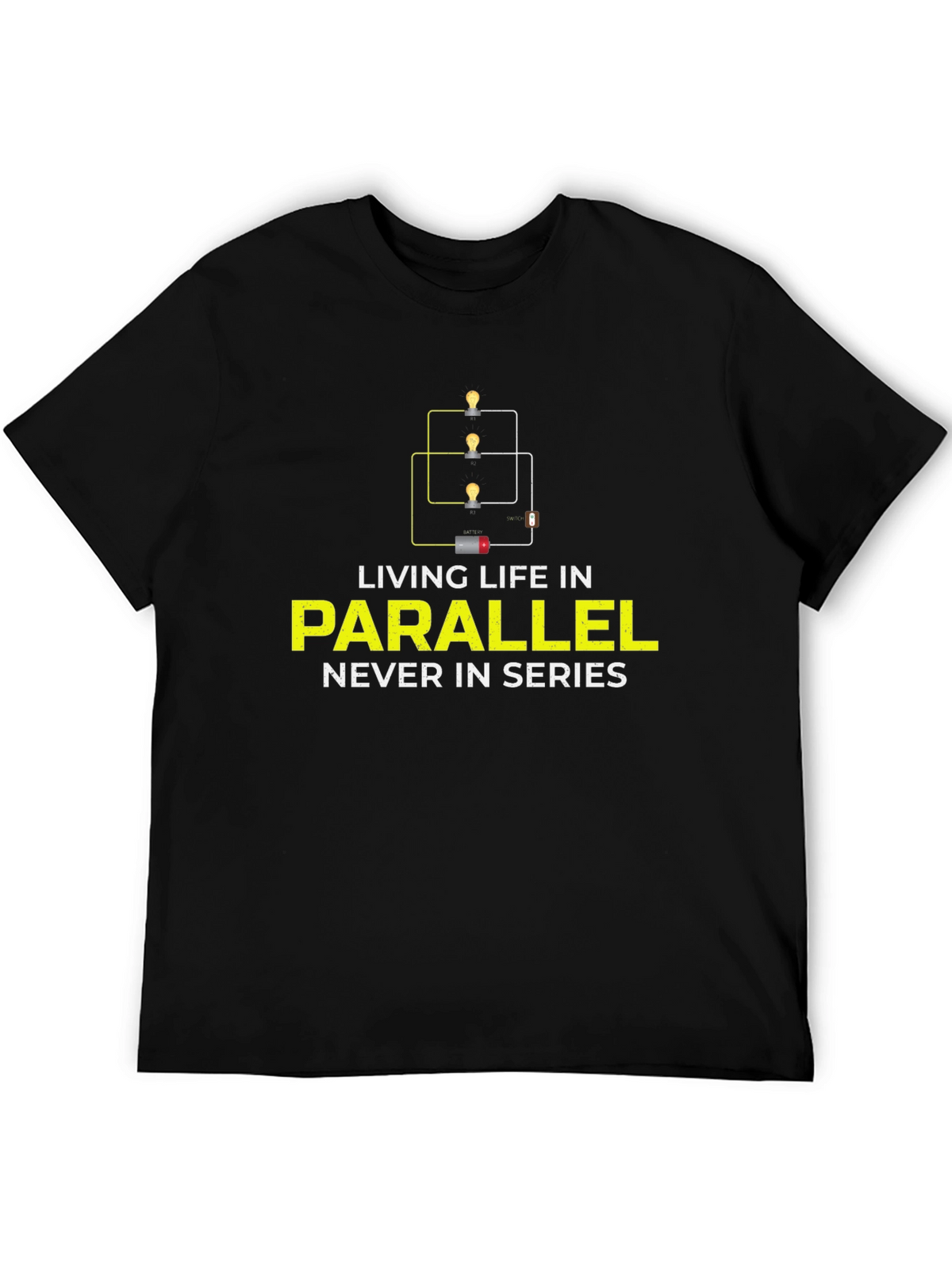 Parallel Life Graphic Tee - Electrical Circuit Humor