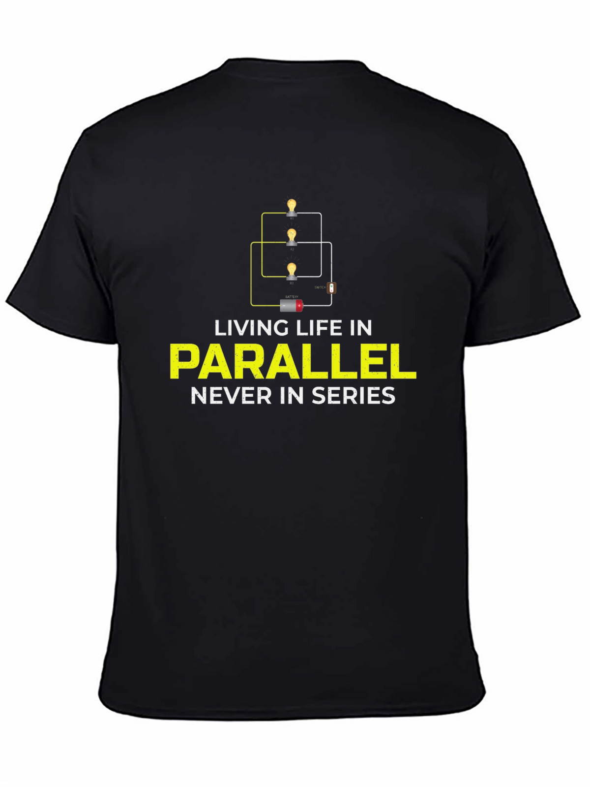 Parallel Life Graphic Tee - Electrical Circuit Humor