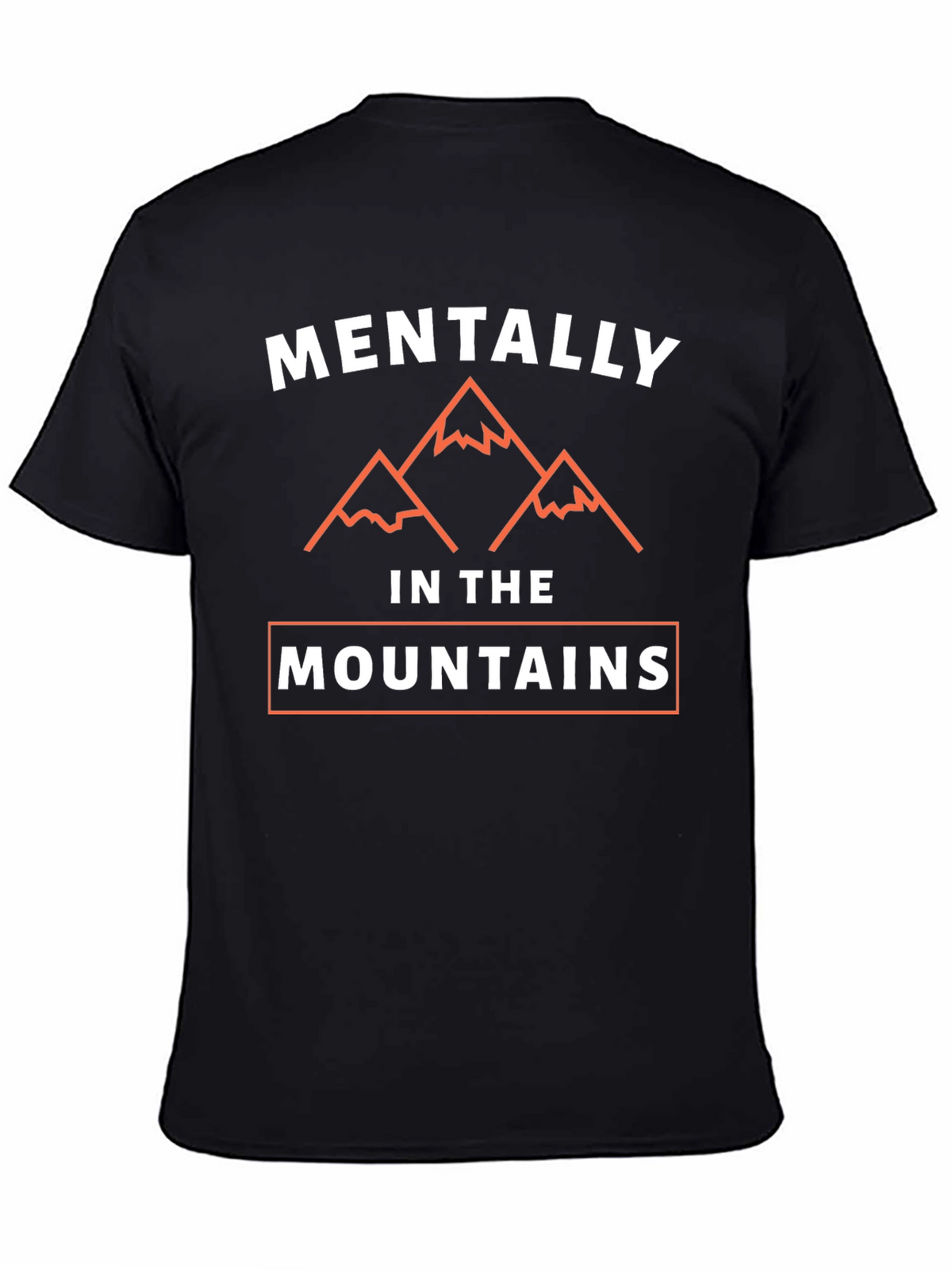 Mentally in the Mountains Graphic Tee - Black