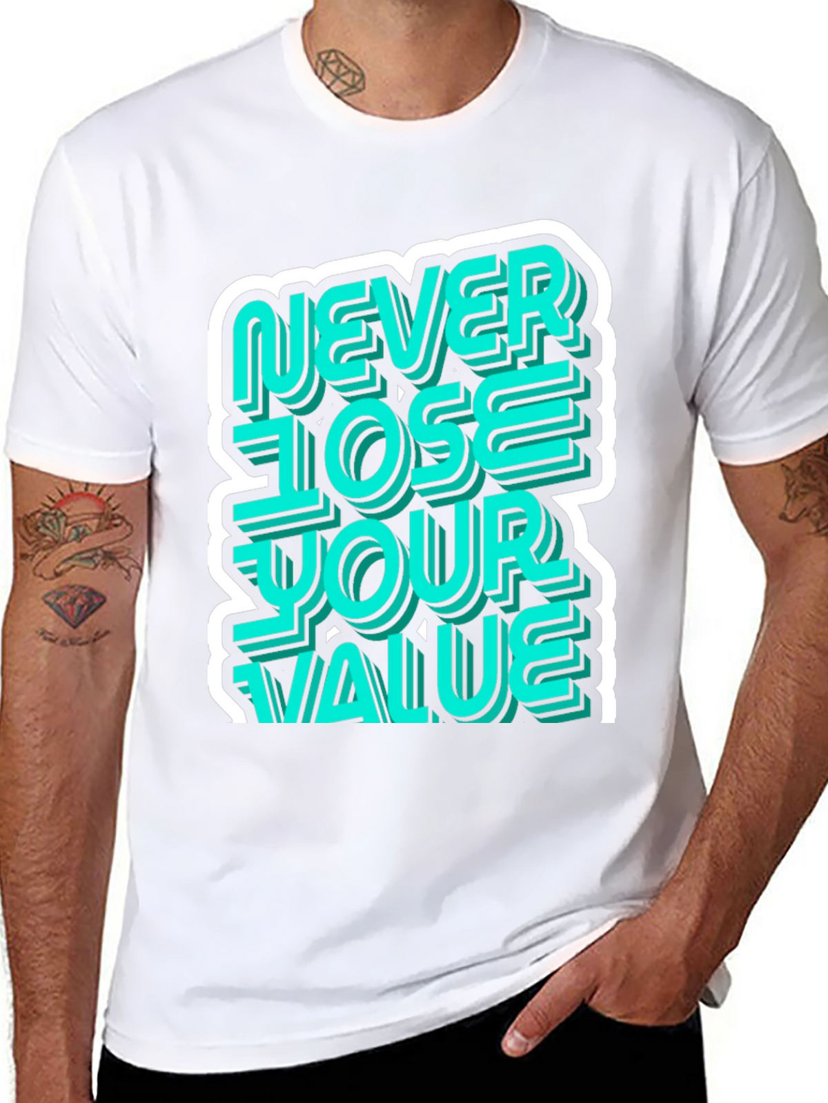 Never Lose Your Value Graphic Tee
