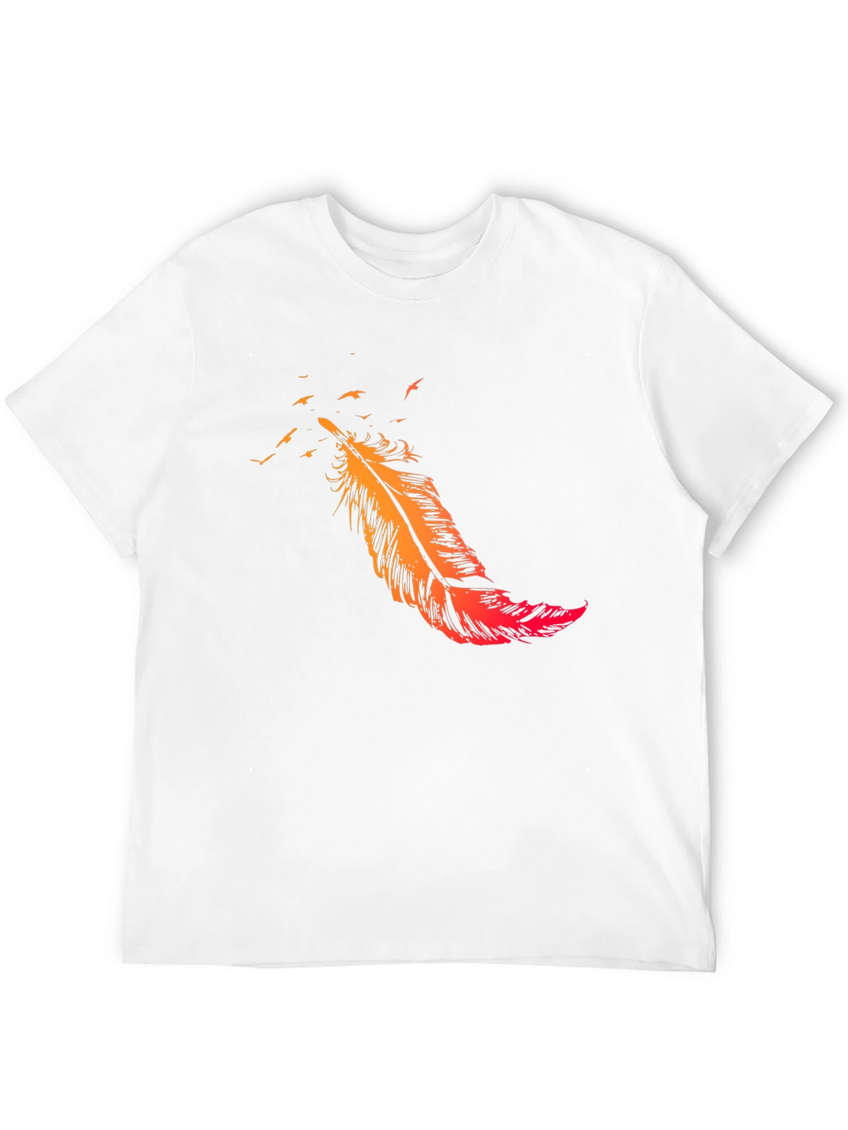 Feather Flight Black T-Shirt