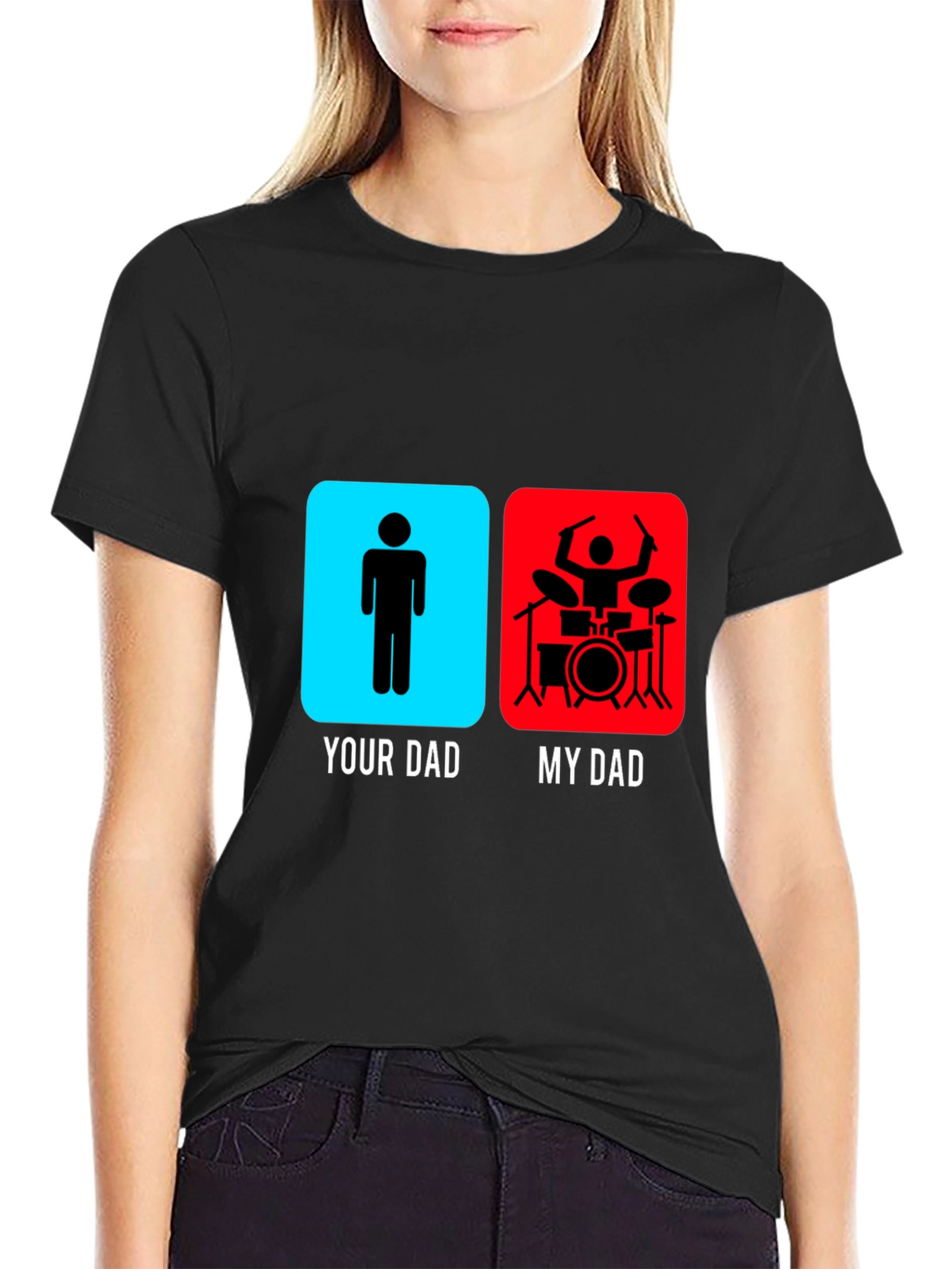 My Dad is a Drummer Graphic T-Shirt