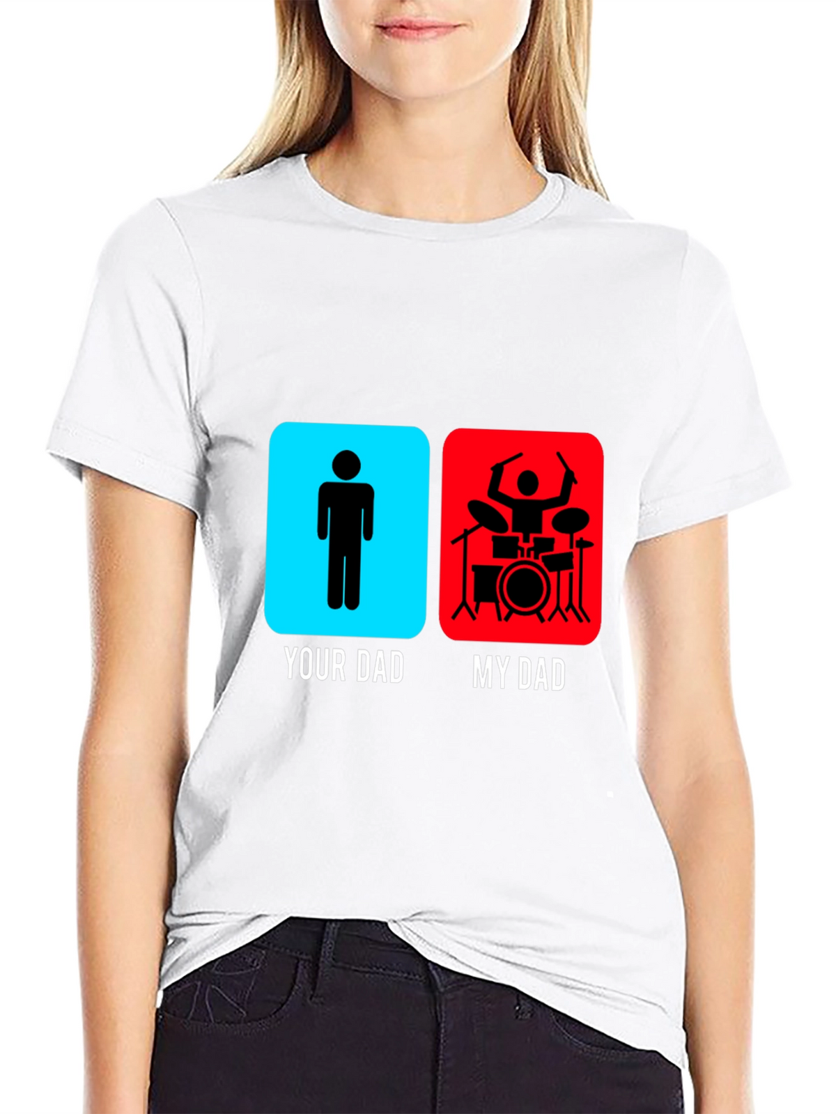 My Dad is a Drummer Graphic T-Shirt