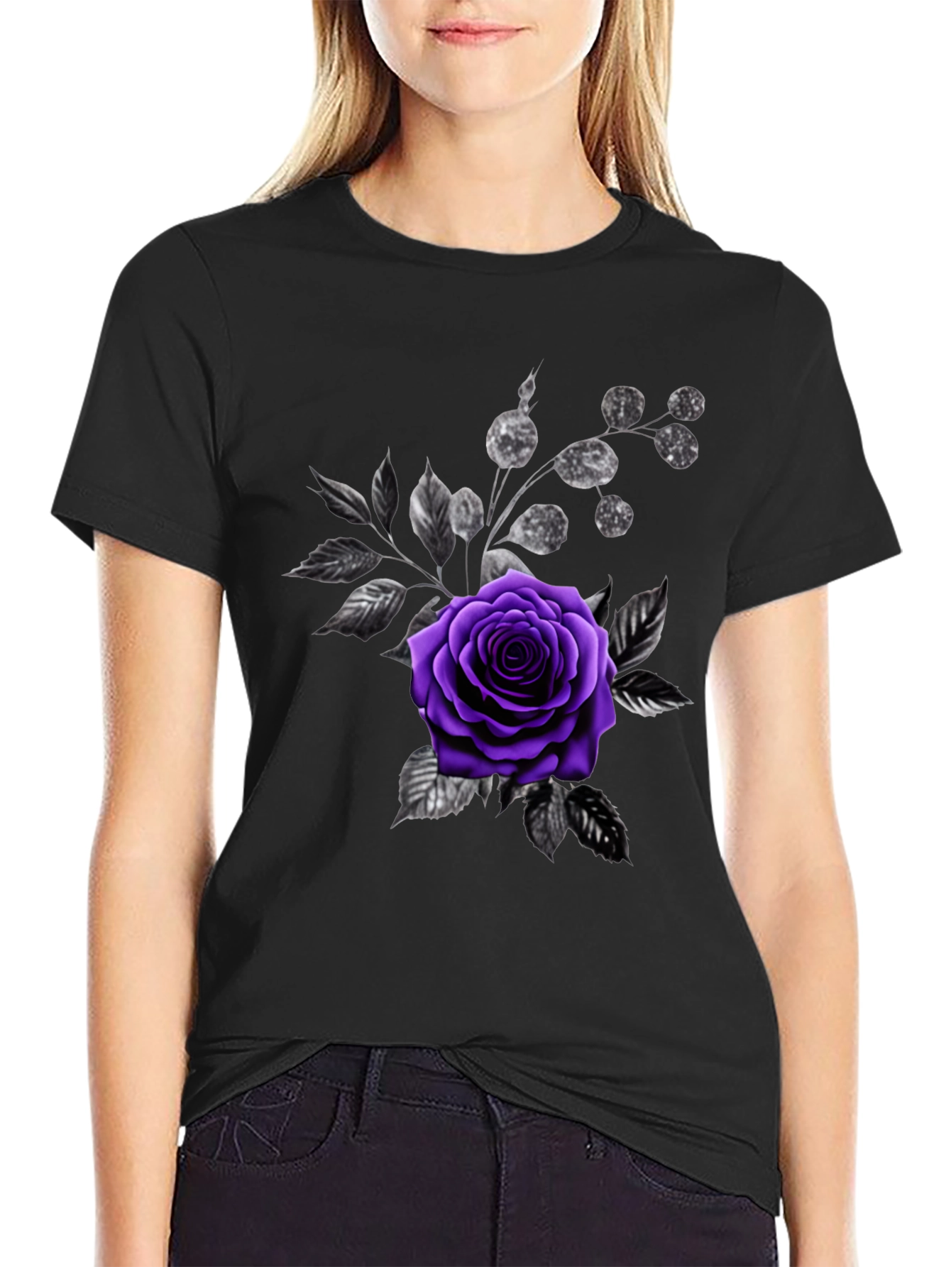 Black Rose Graphic Tee