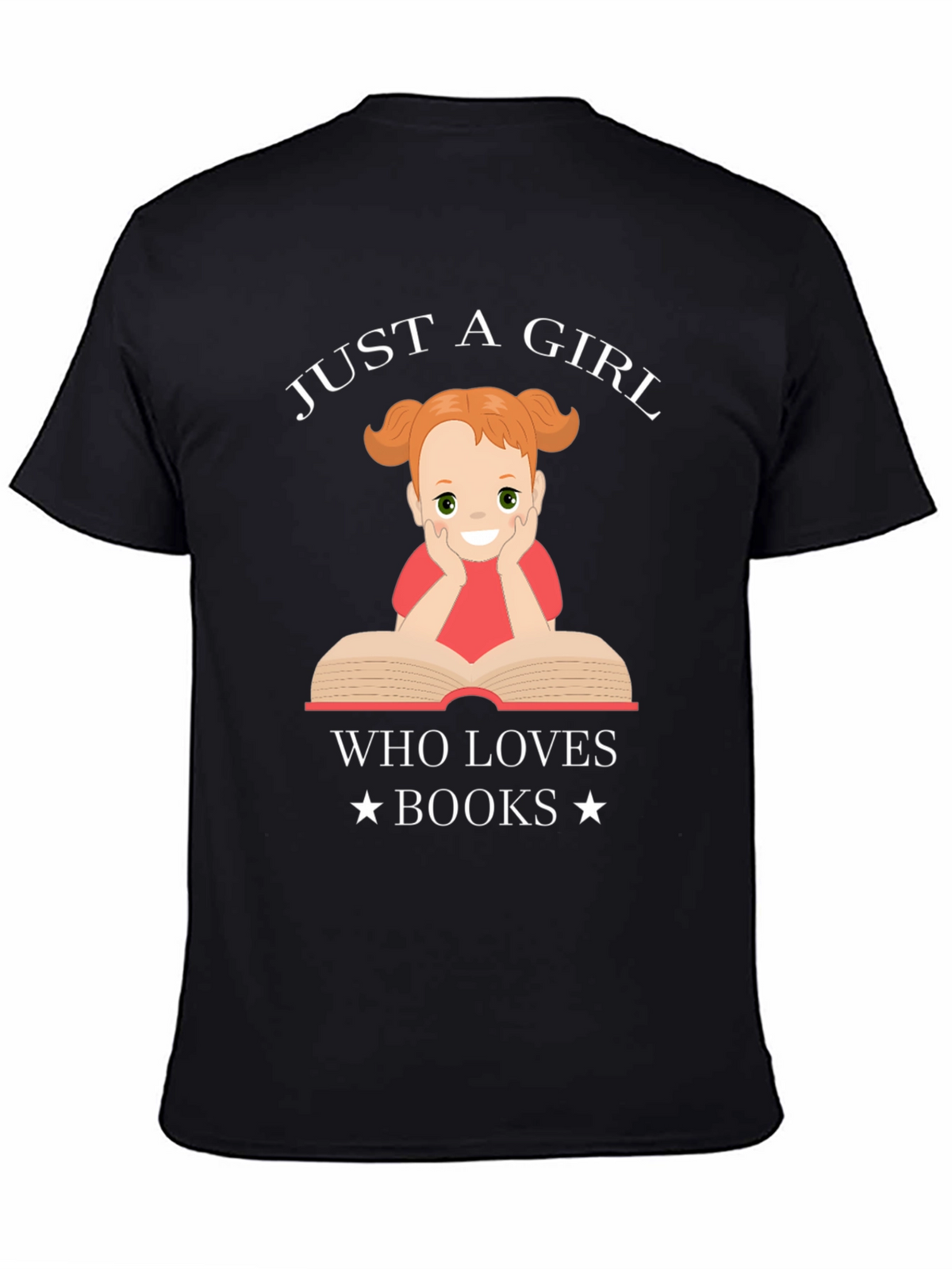 Just a Girl Who Loves Books Graphic T-Shirt