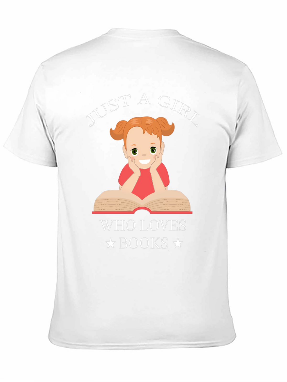 Just a Girl Who Loves Books Graphic T-Shirt