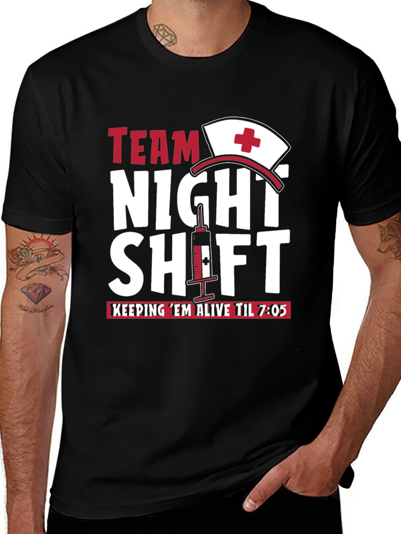 Team Night Shift T-Shirt - Nurse Appreciation