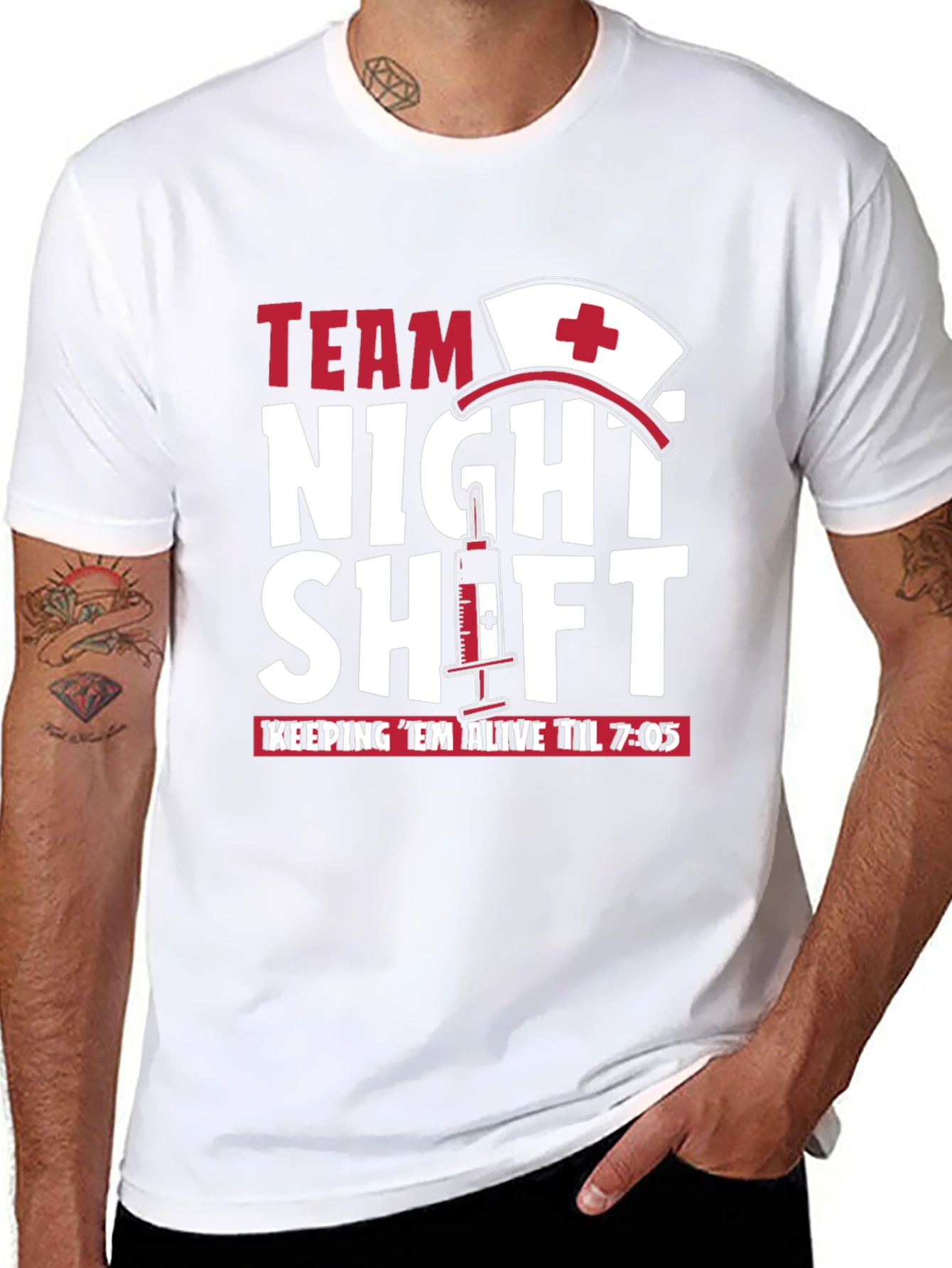 Team Night Shift T-Shirt - Nurse Appreciation