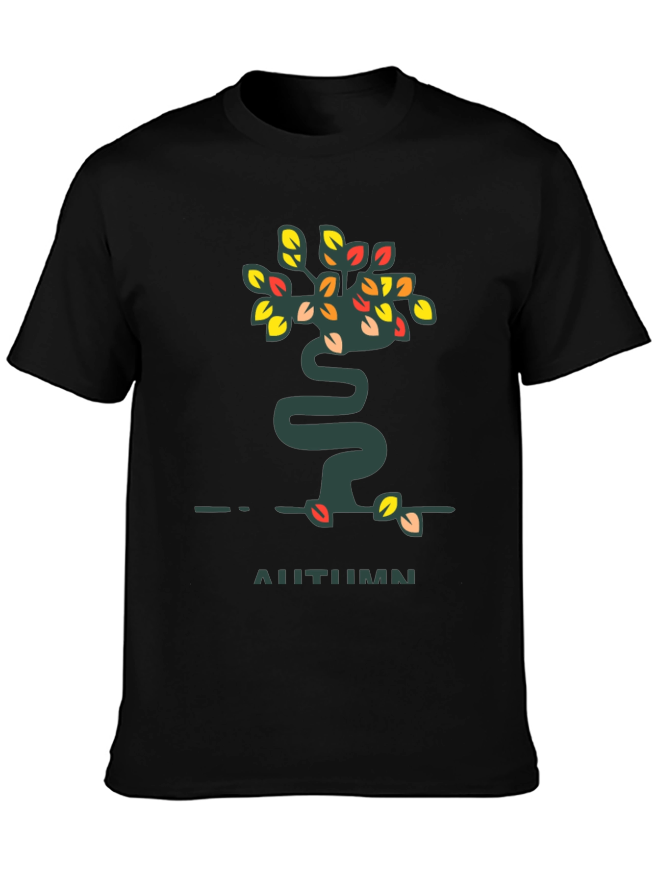 Autumn Tree Graphic Tee - Stylish Fall Fashion T-Shirt