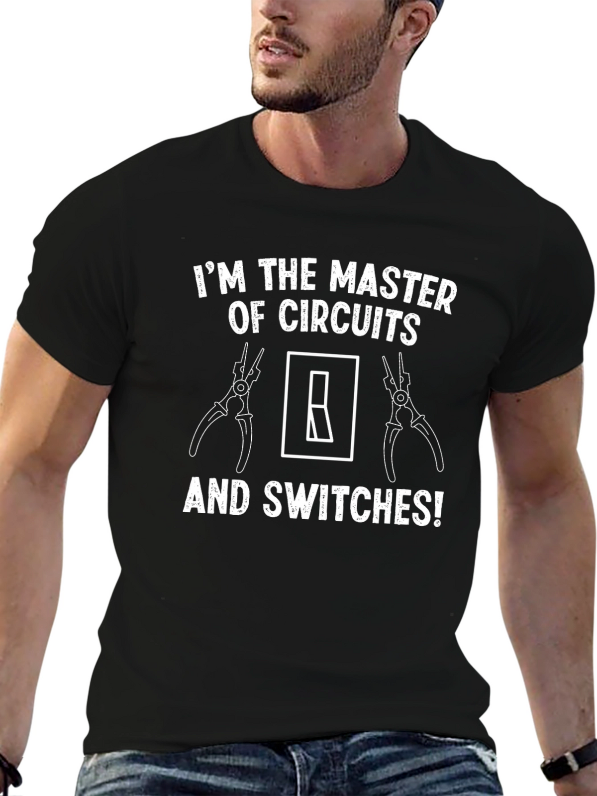 Master of Circuits Funny Electrician T-Shirt