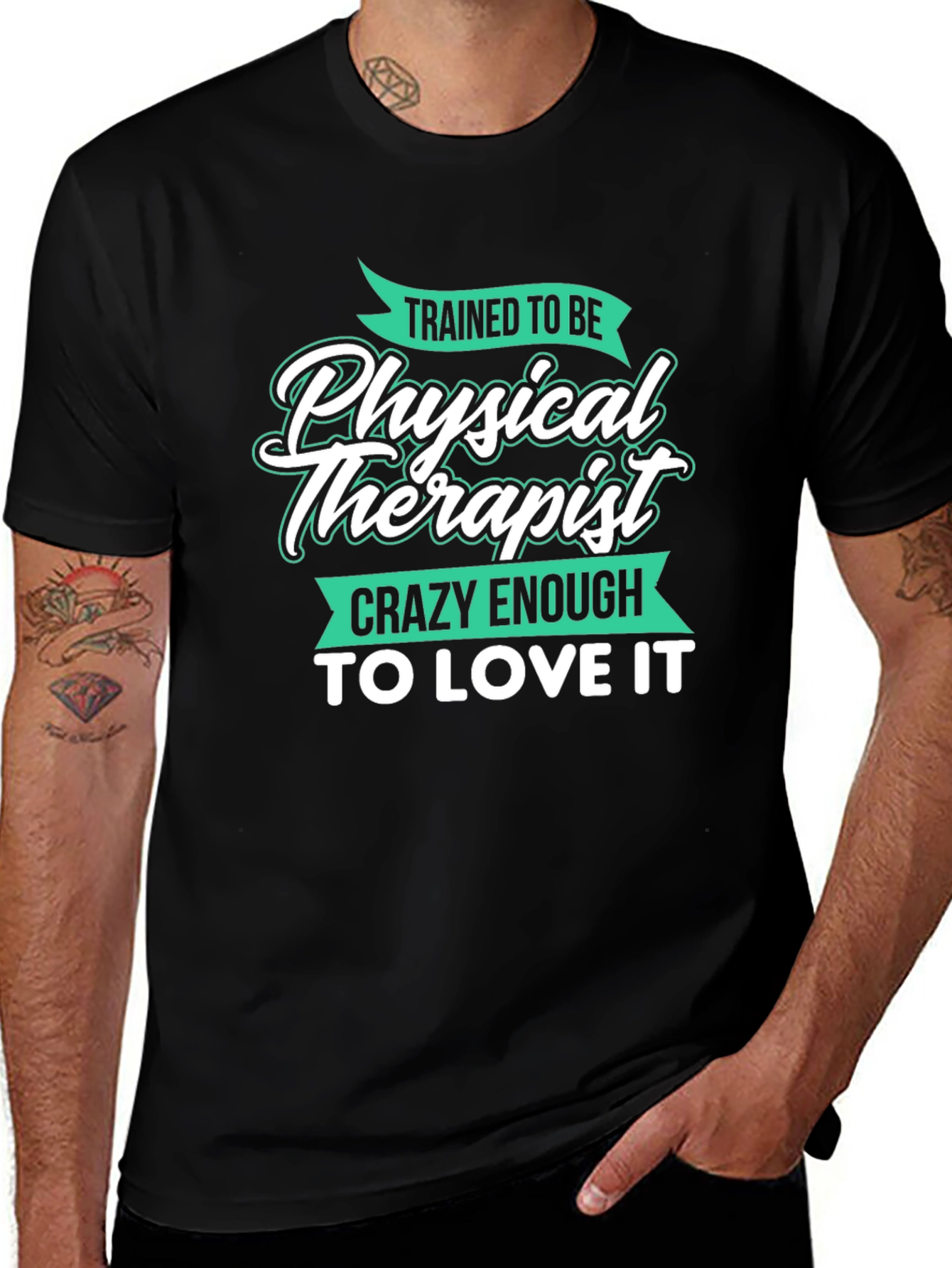 Trained Physical Therapist Crazy Love Graphic Tee
