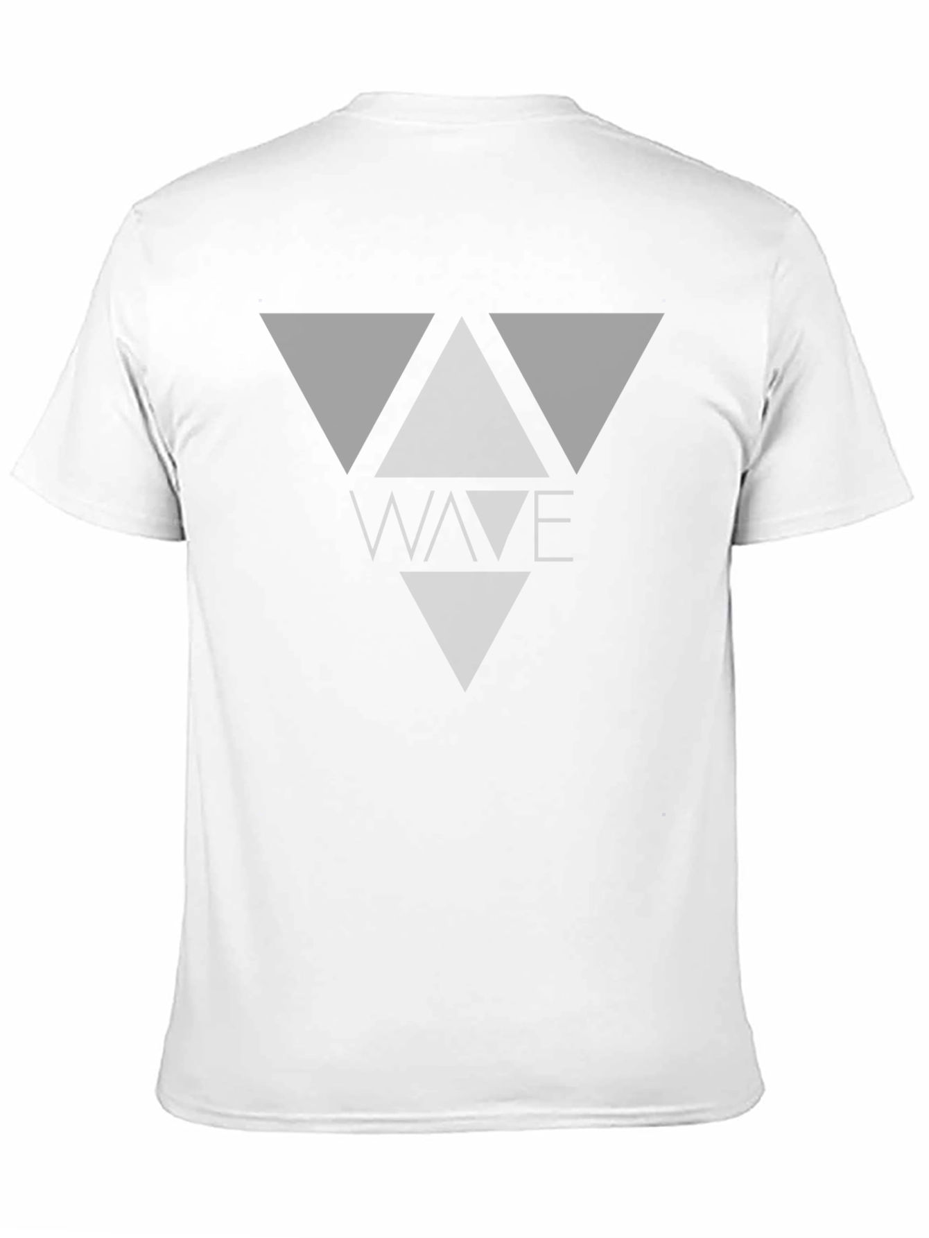 Black Graphic Tee - Geometric Design