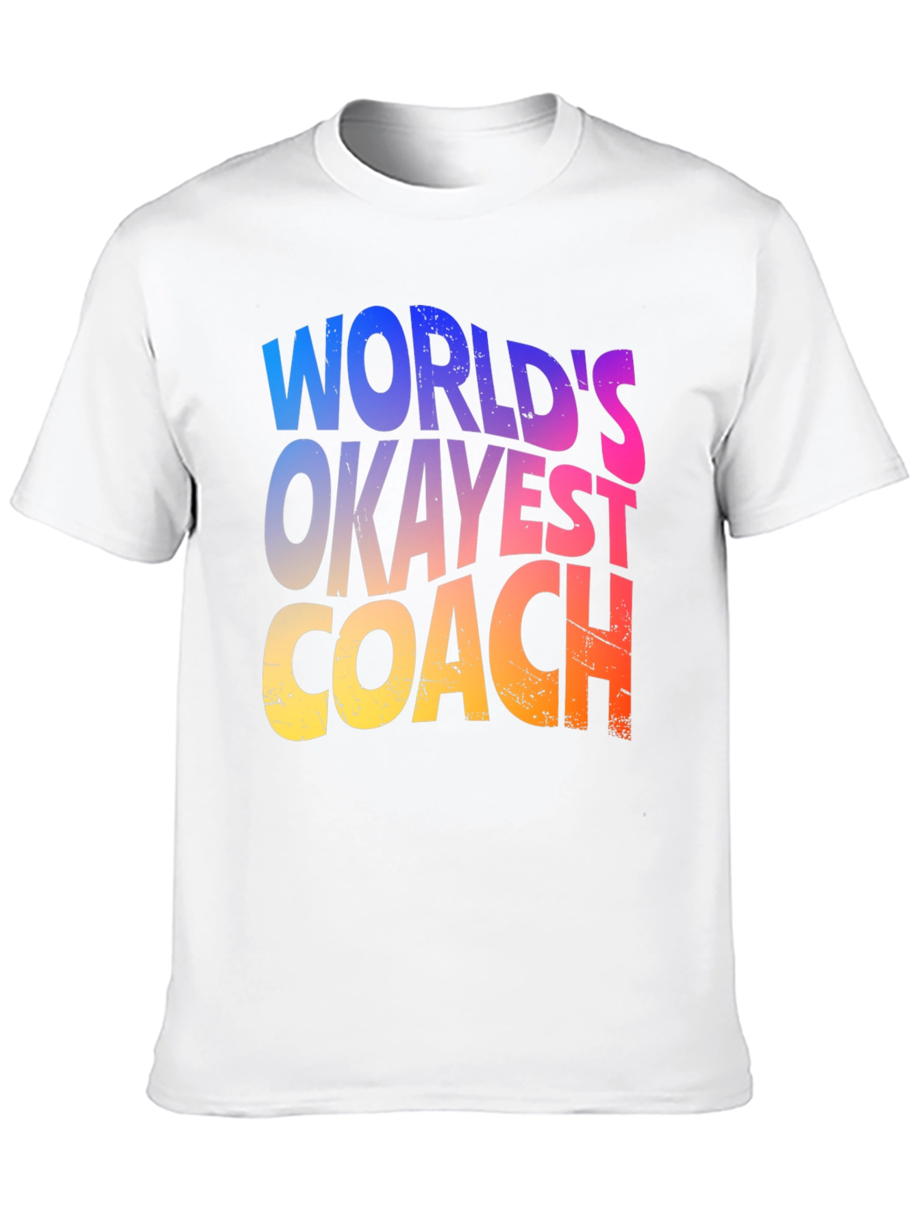 Worlds Okayest Coach T-Shirt Graphic Tee