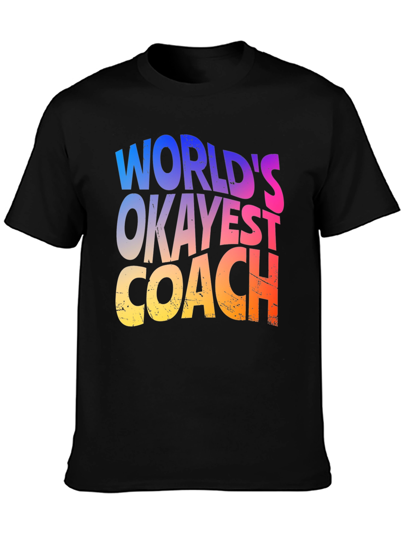 Worlds Okayest Coach T-Shirt Graphic Tee