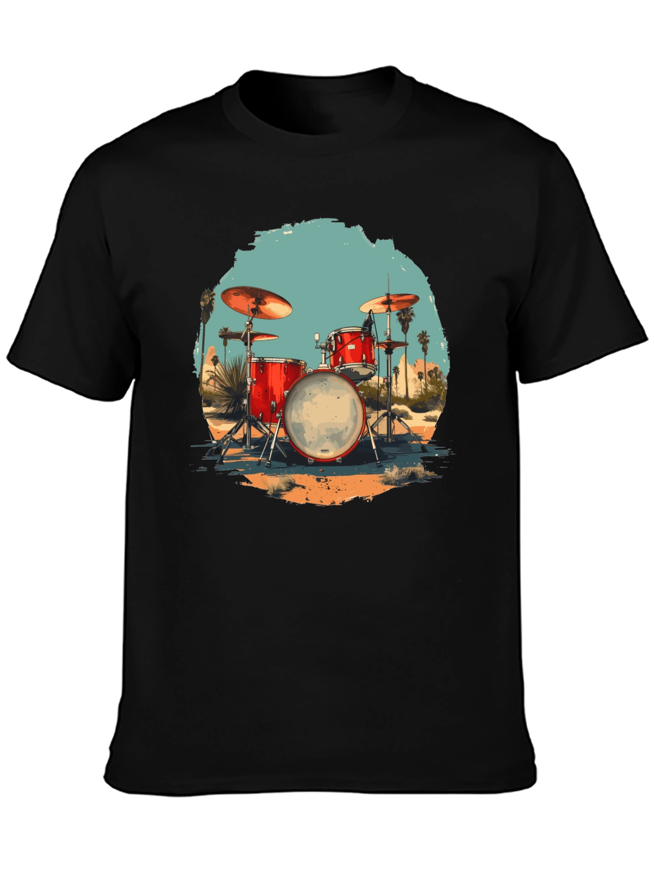 Drum Set Graphic Tee - Desert Vibes