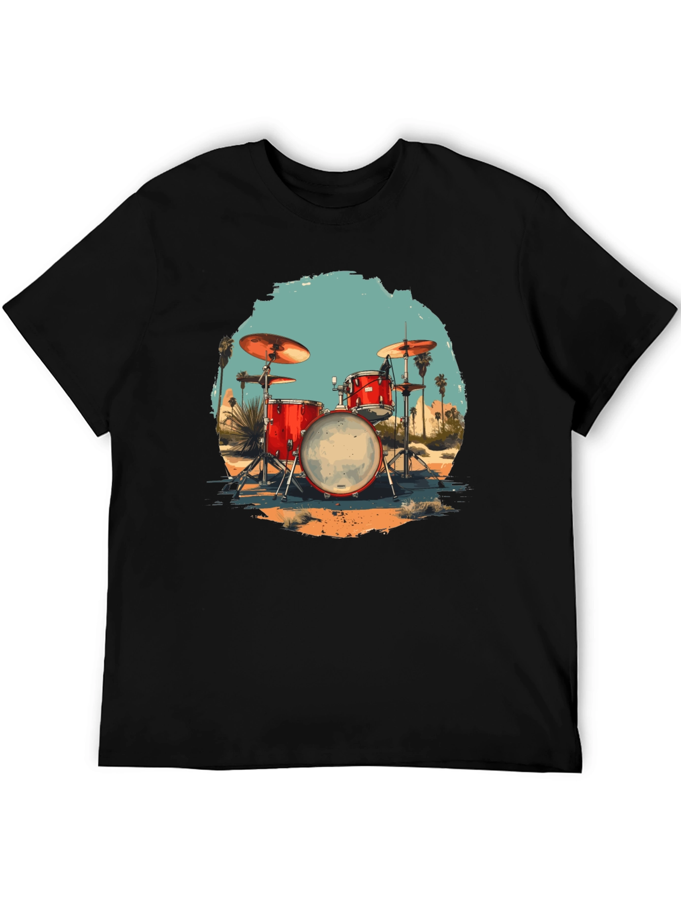 Drum Set Graphic Tee - Desert Vibes