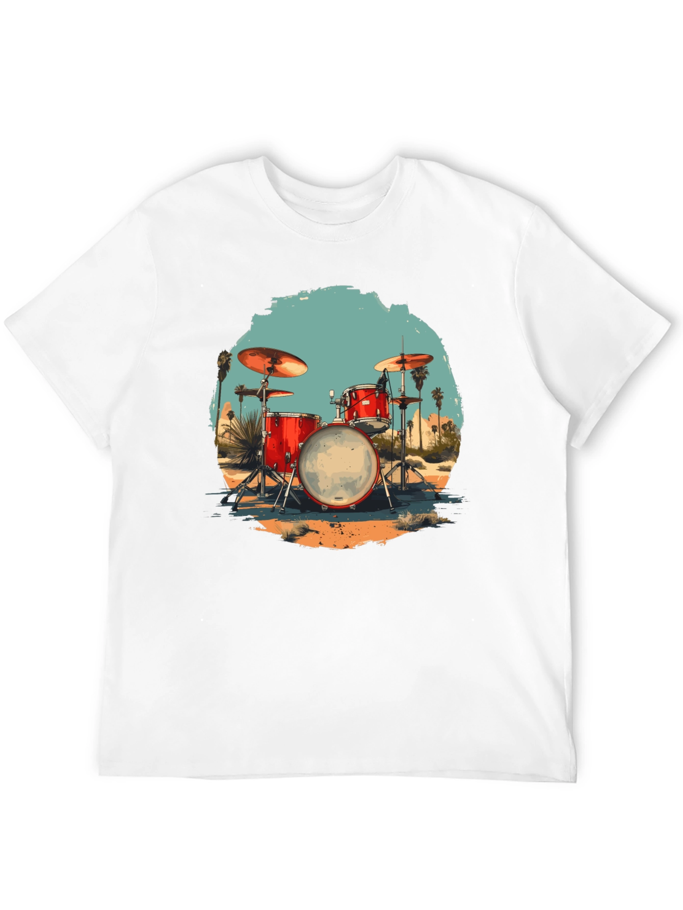Drum Set Graphic Tee - Desert Vibes