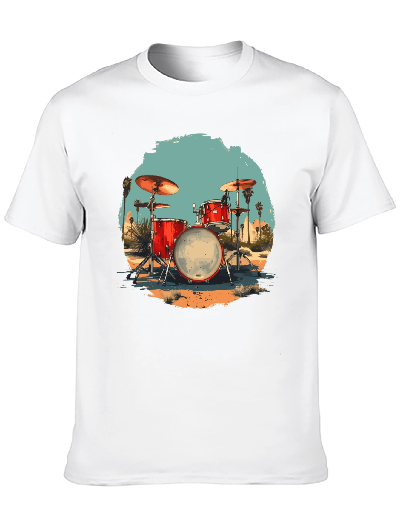 Drum Set Graphic Tee - Desert Vibes