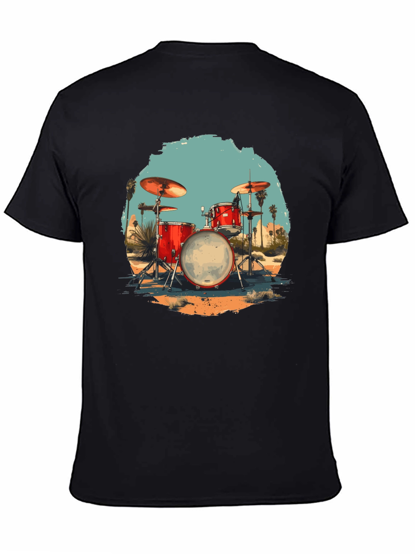 Drum Set Graphic Tee - Desert Vibes