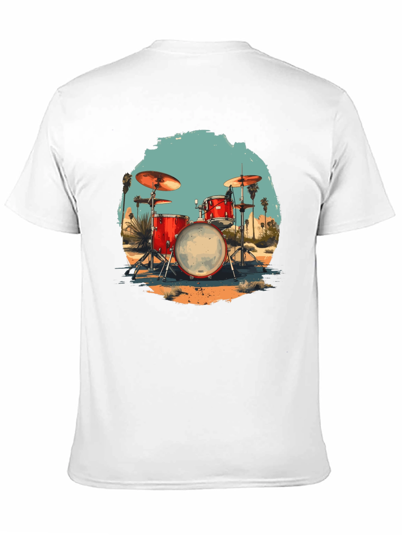 Drum Set Graphic Tee - Desert Vibes