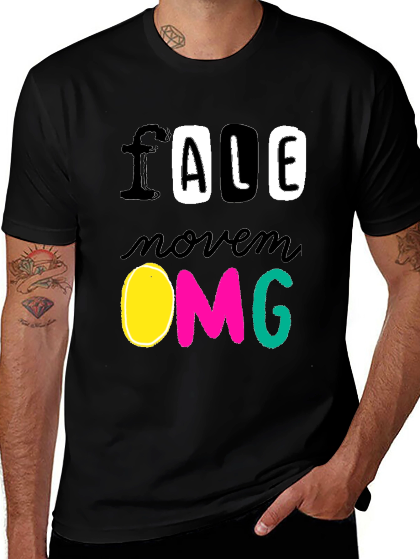 Funky FALE Novem OMG Graphic T-Shirt