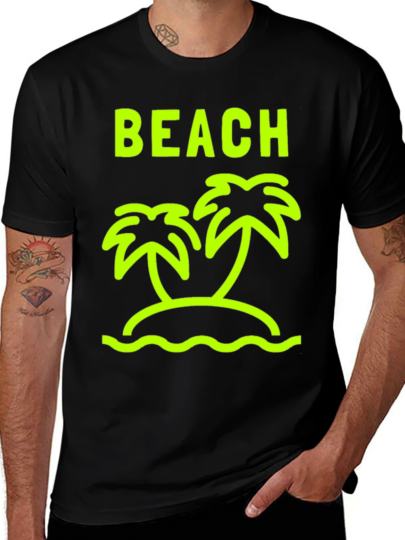 Beach Island Graphic T-Shirt