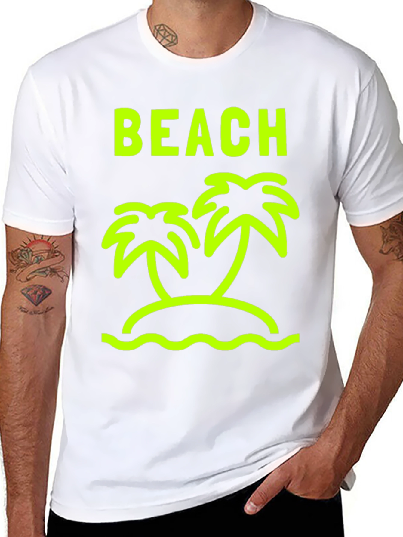 Beach Island Graphic T-Shirt