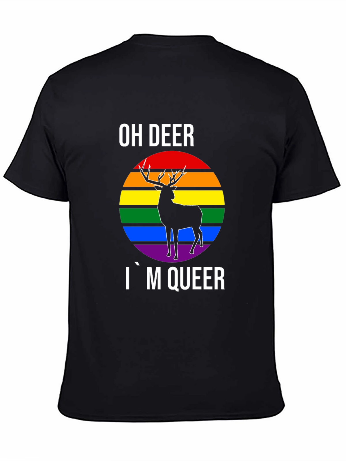 Oh Deer Im Queer Pride T-Shirt