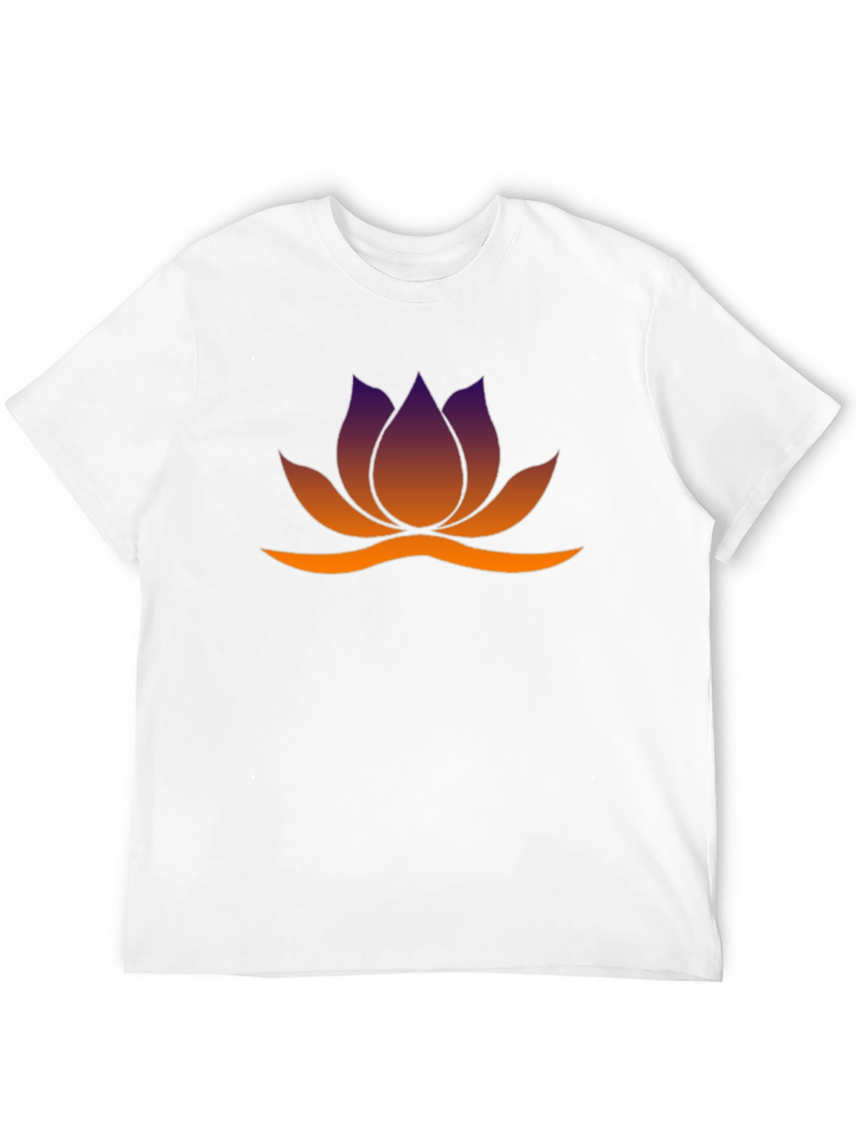 Lotus Flower Graphic Tee - Black