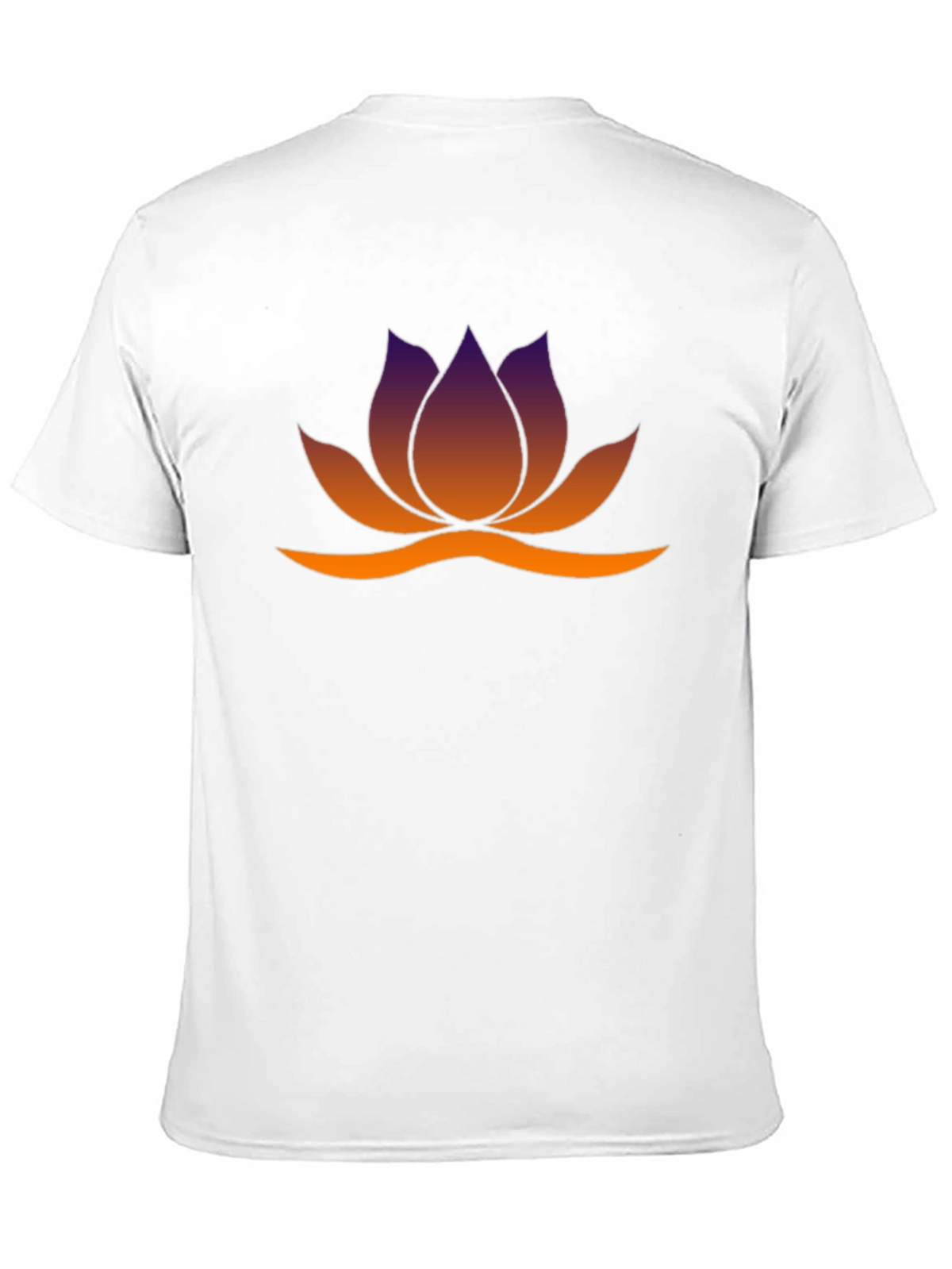Lotus Flower Graphic Tee - Black