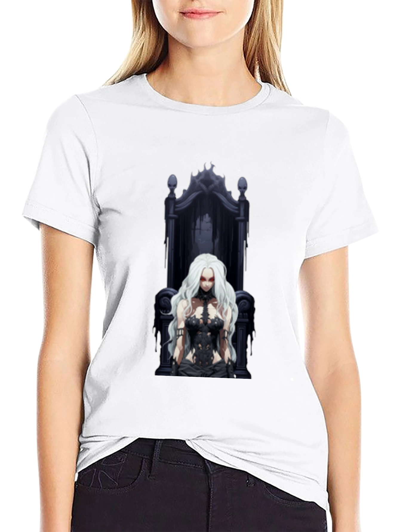 Gothic Queen T-Shirt - Dark Fantasy Tee