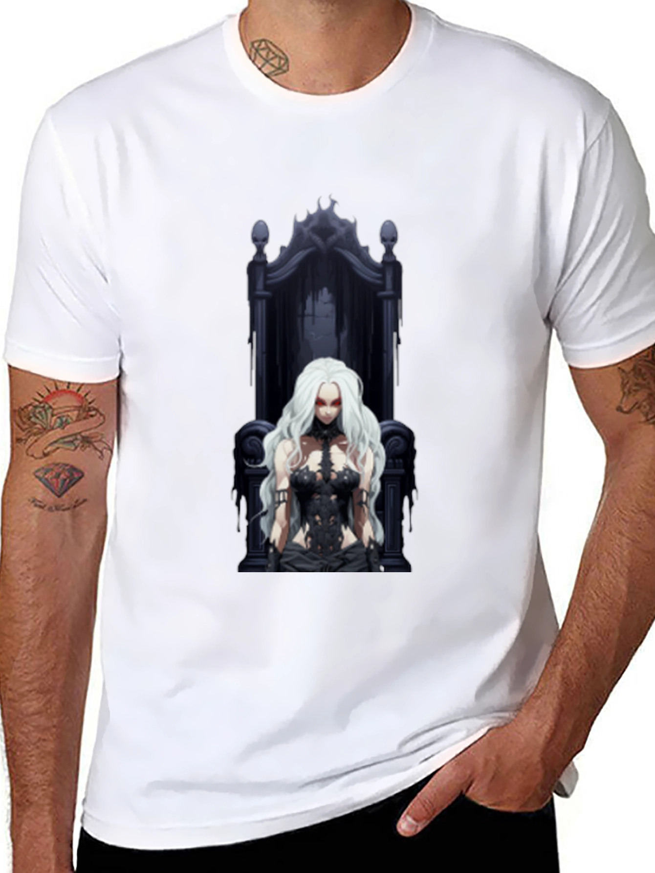 Gothic Queen T-Shirt - Dark Fantasy Tee