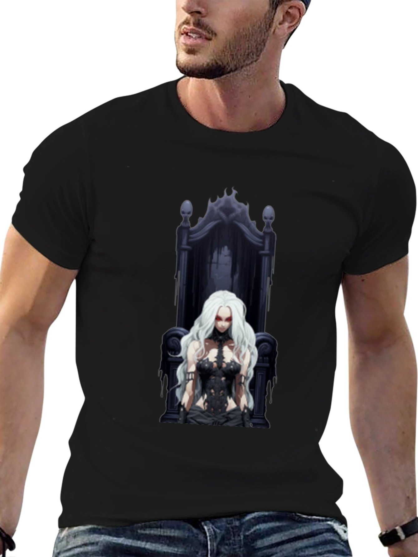 Gothic Queen T-Shirt - Dark Fantasy Tee