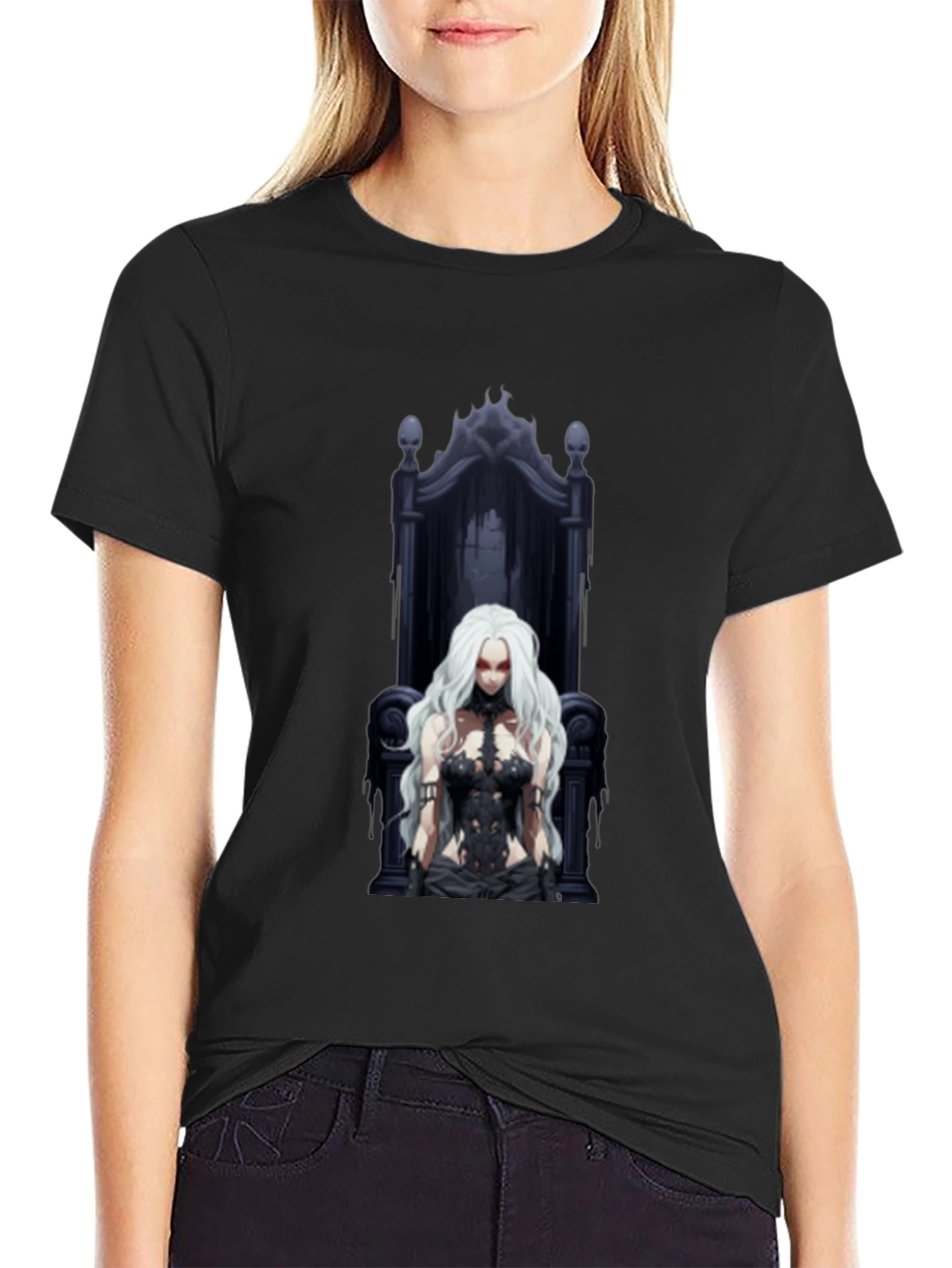 Gothic Queen T-Shirt - Dark Fantasy Tee