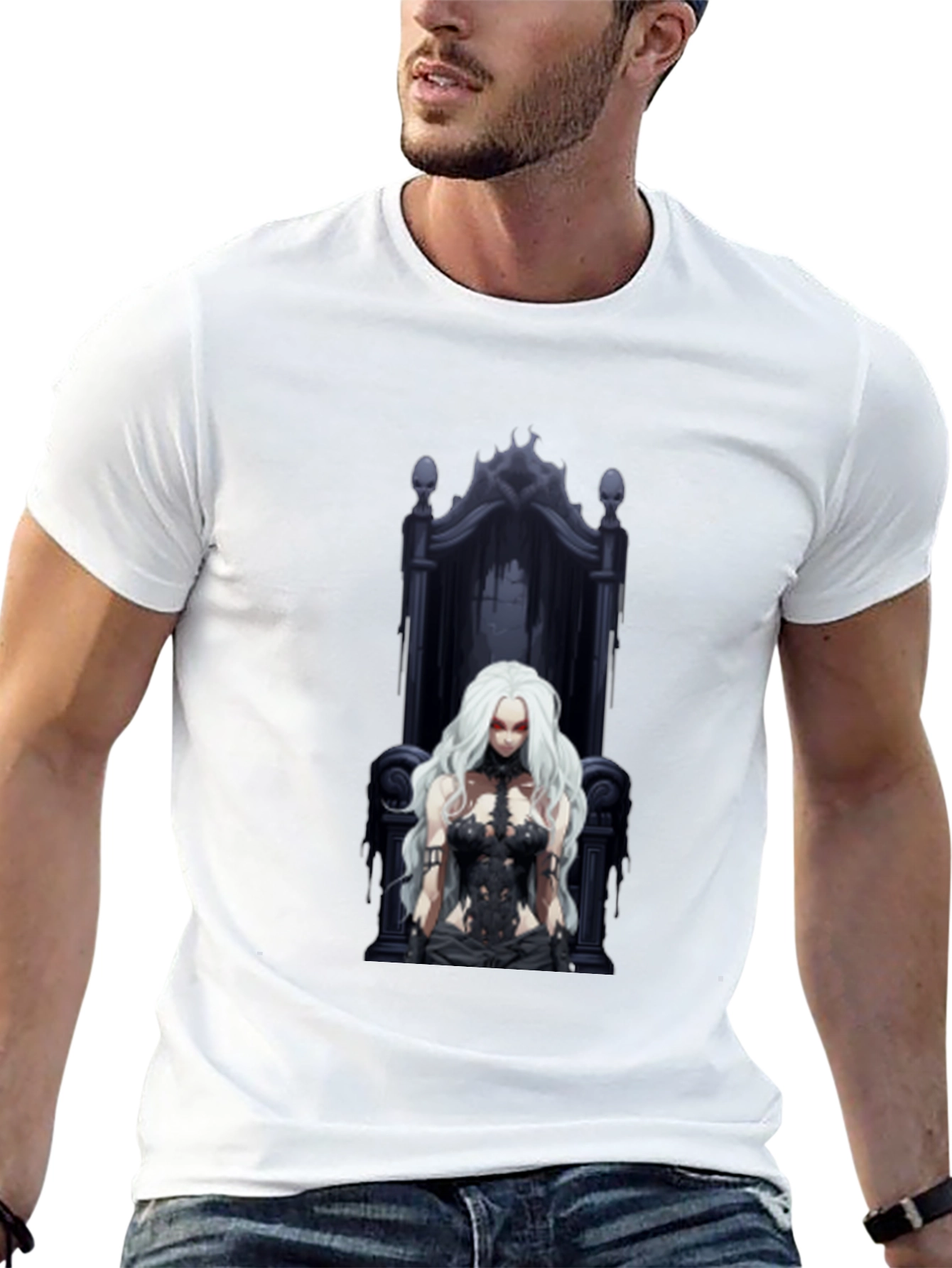 Gothic Queen T-Shirt - Dark Fantasy Tee