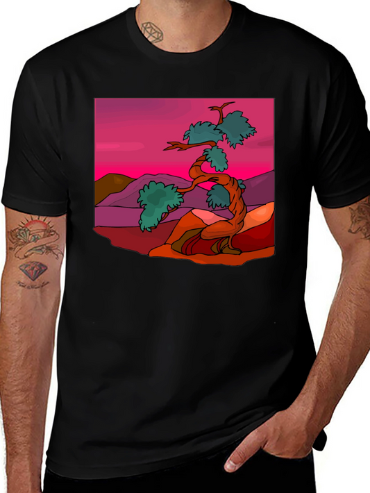 Bonsai Tree Graphic Tee - Stylish Nature Inspired Design