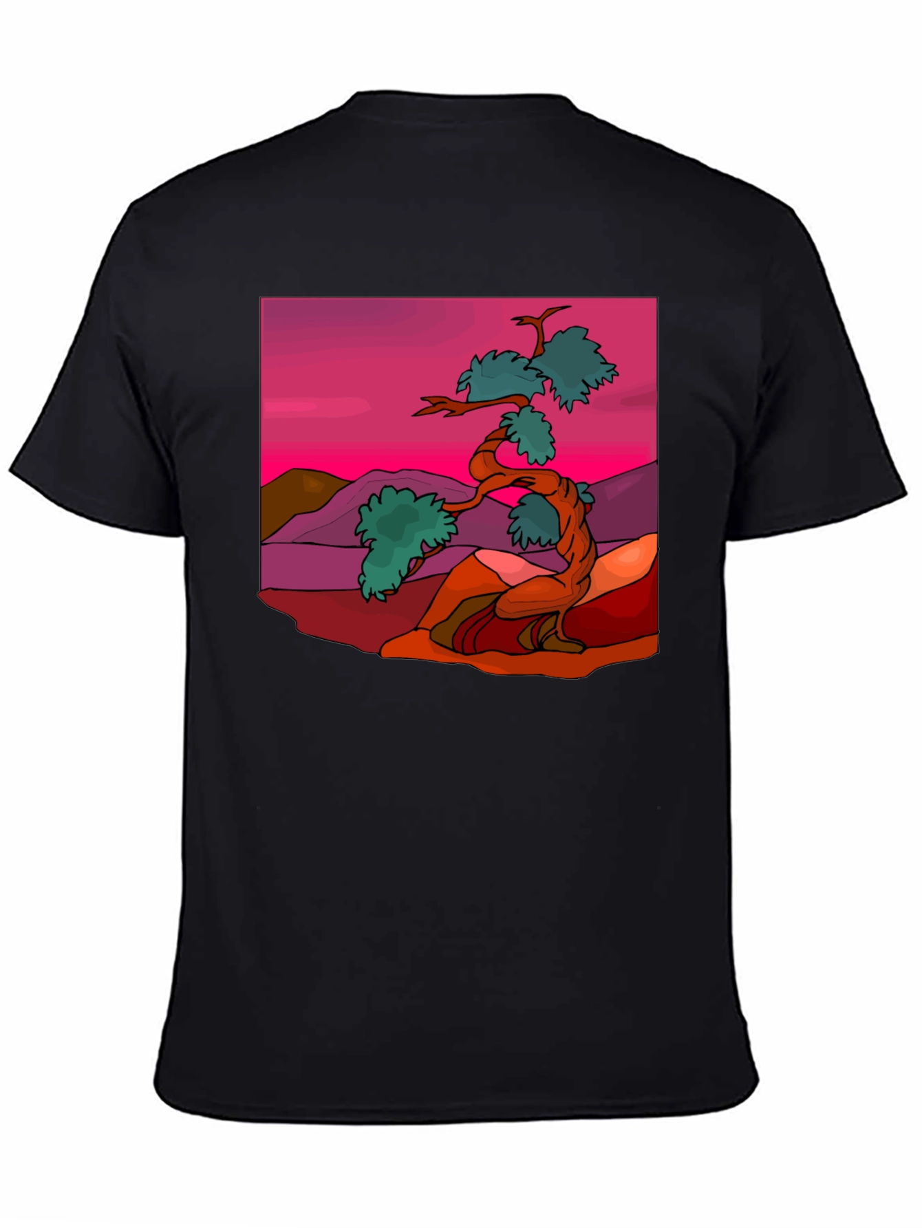Bonsai Tree Graphic Tee - Stylish Nature Inspired Design