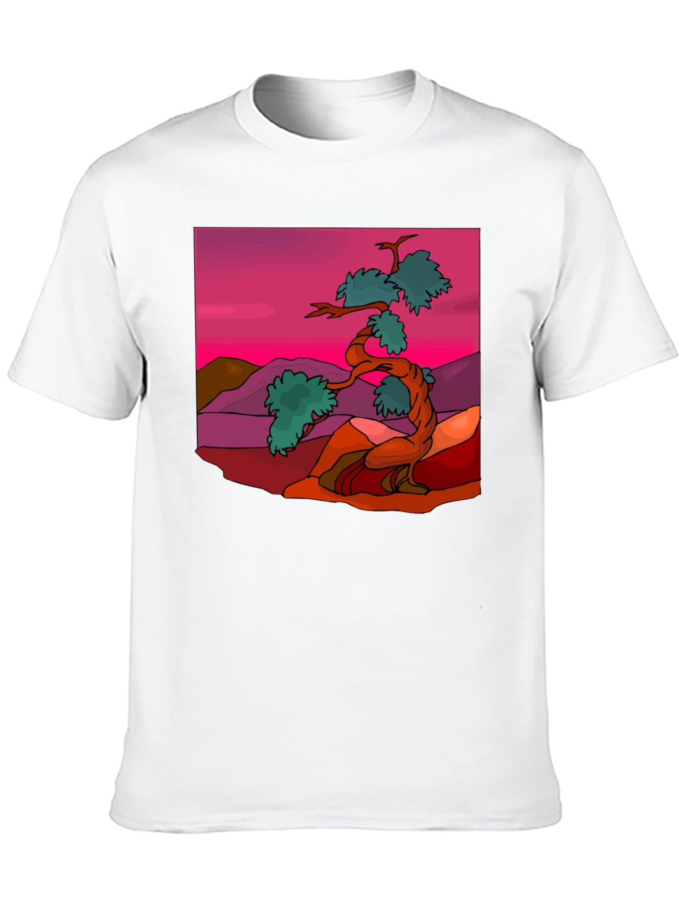 Bonsai Tree Graphic Tee - Stylish Nature Inspired Design