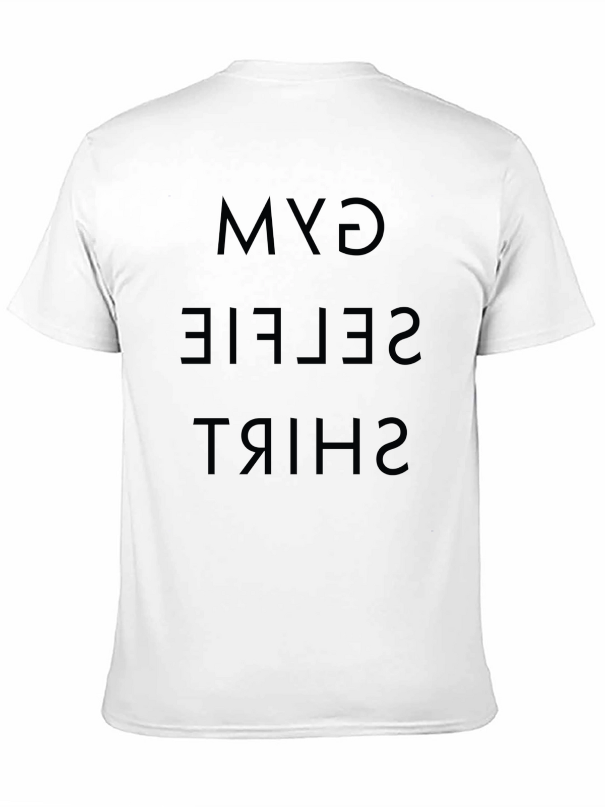 Gym Selfie Shirt Black