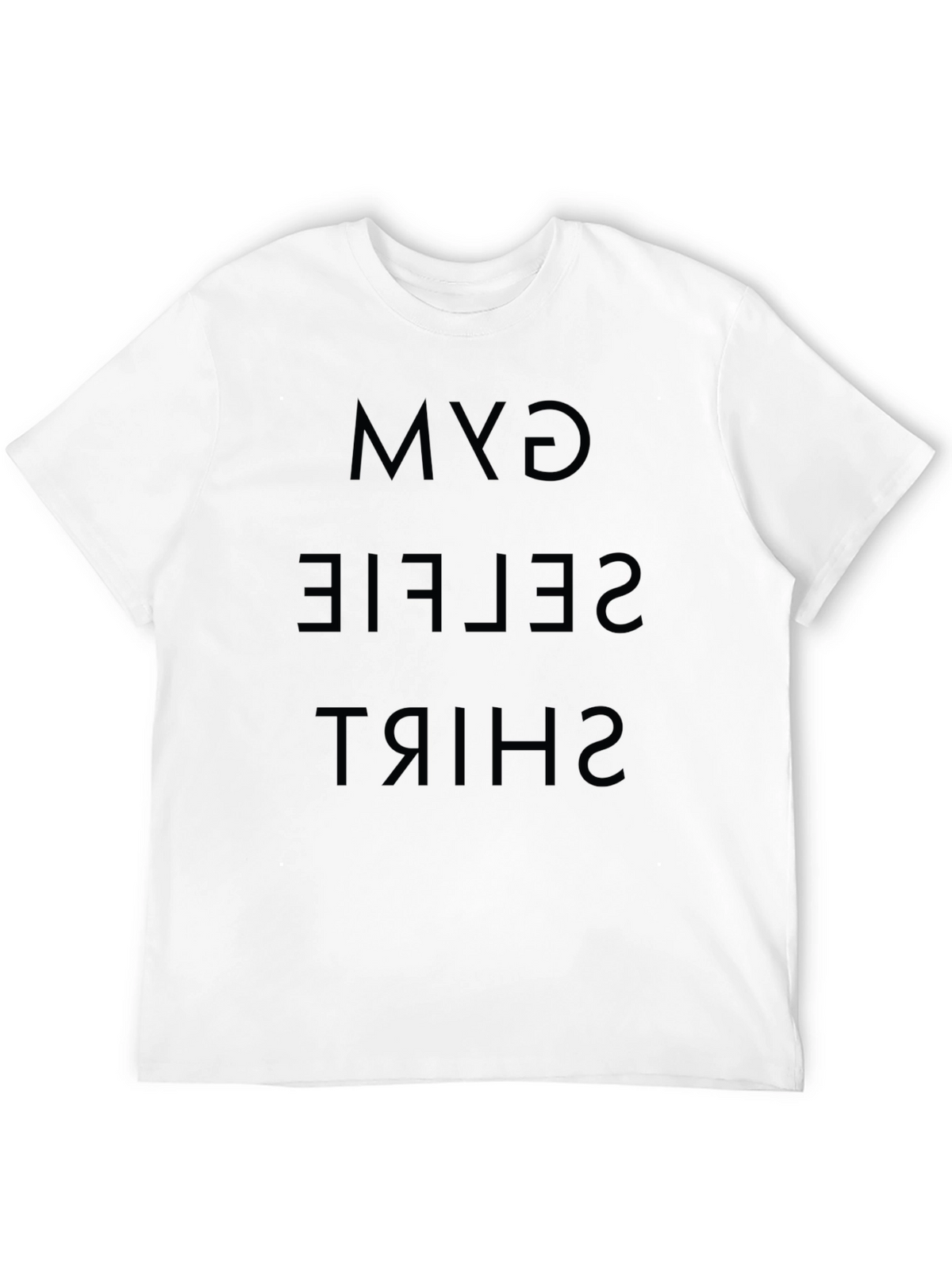 Gym Selfie Shirt Black