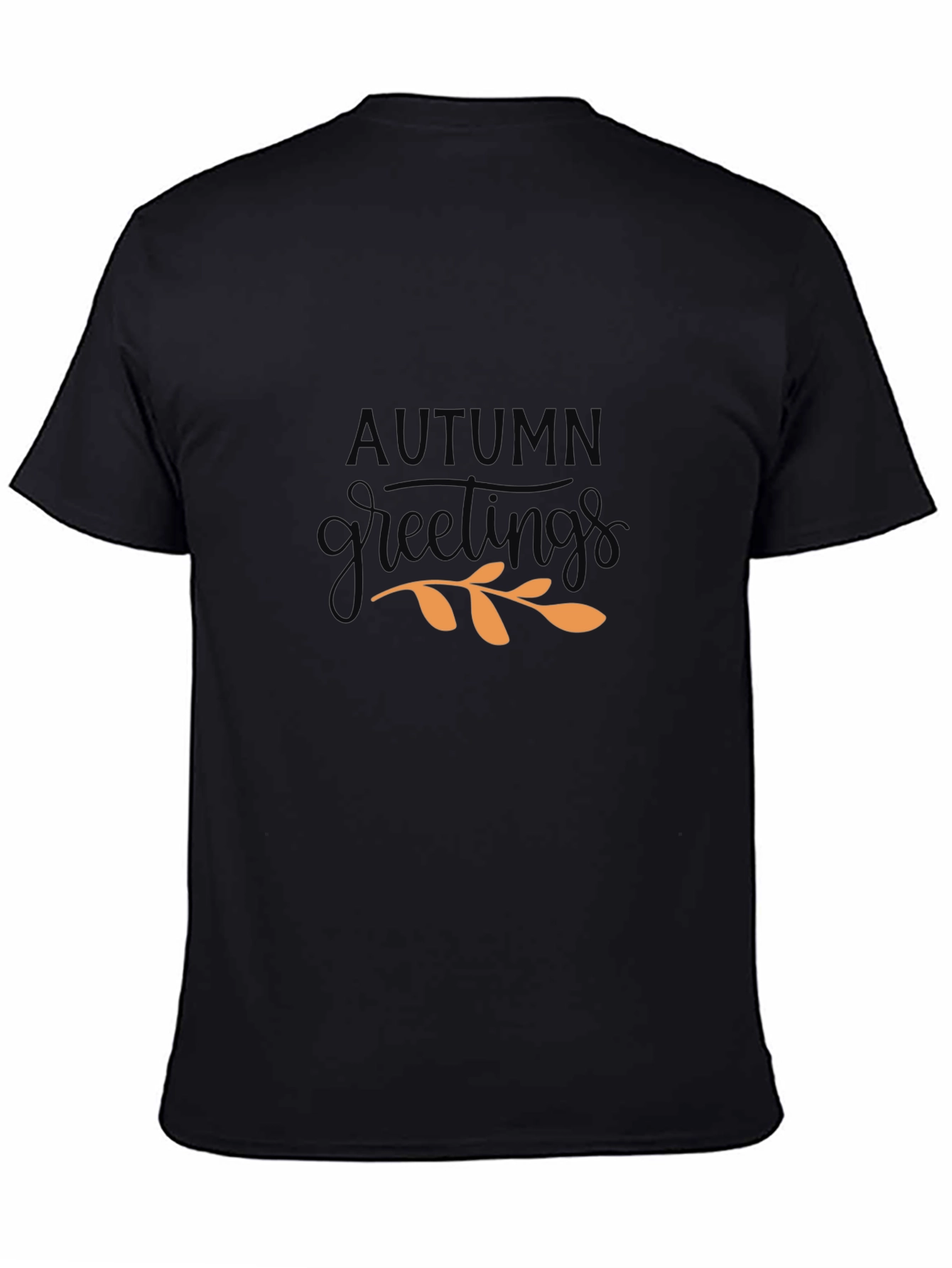 Autumn Greetings T-Shirt - Black