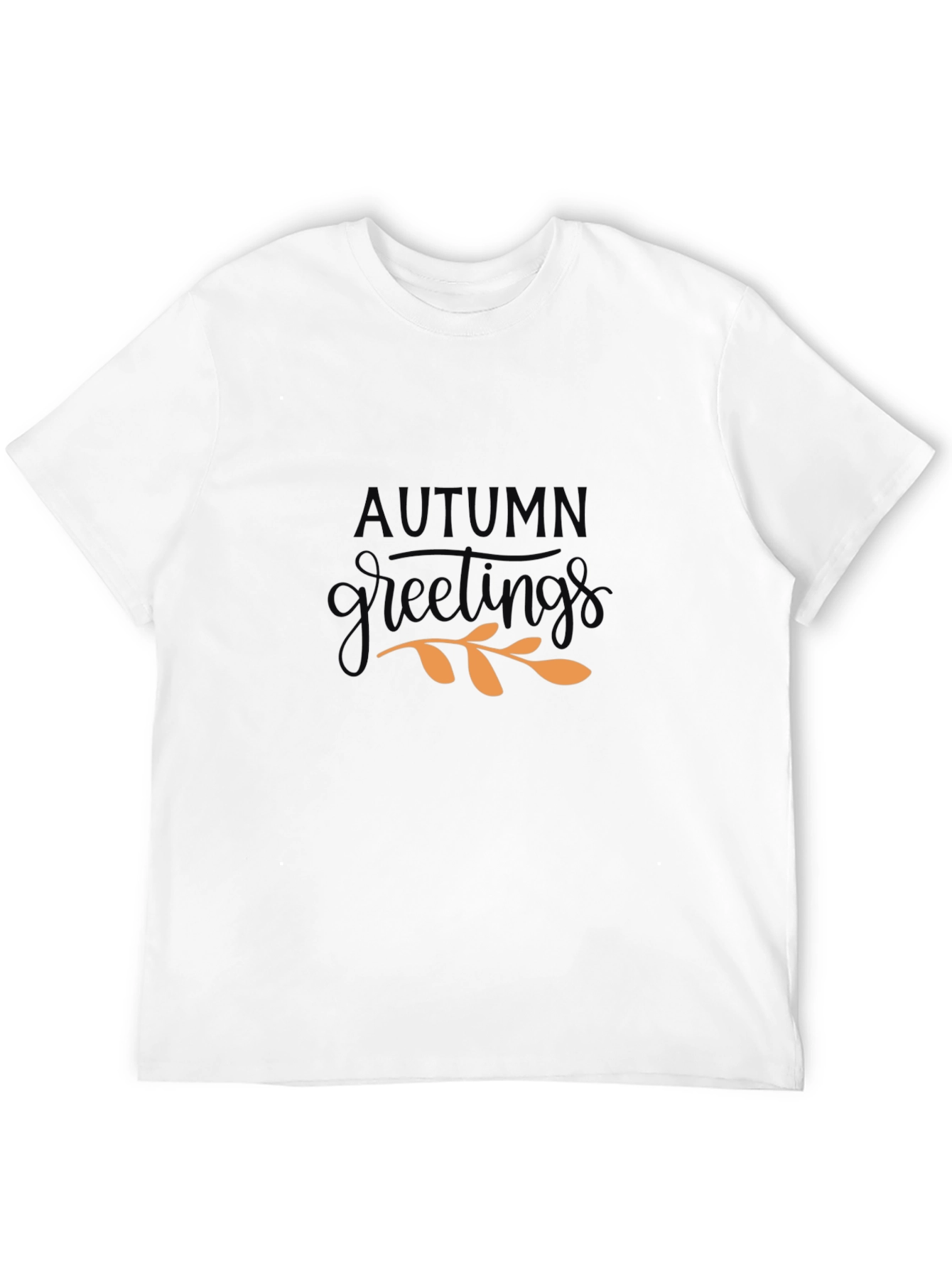 Autumn Greetings T-Shirt - Black