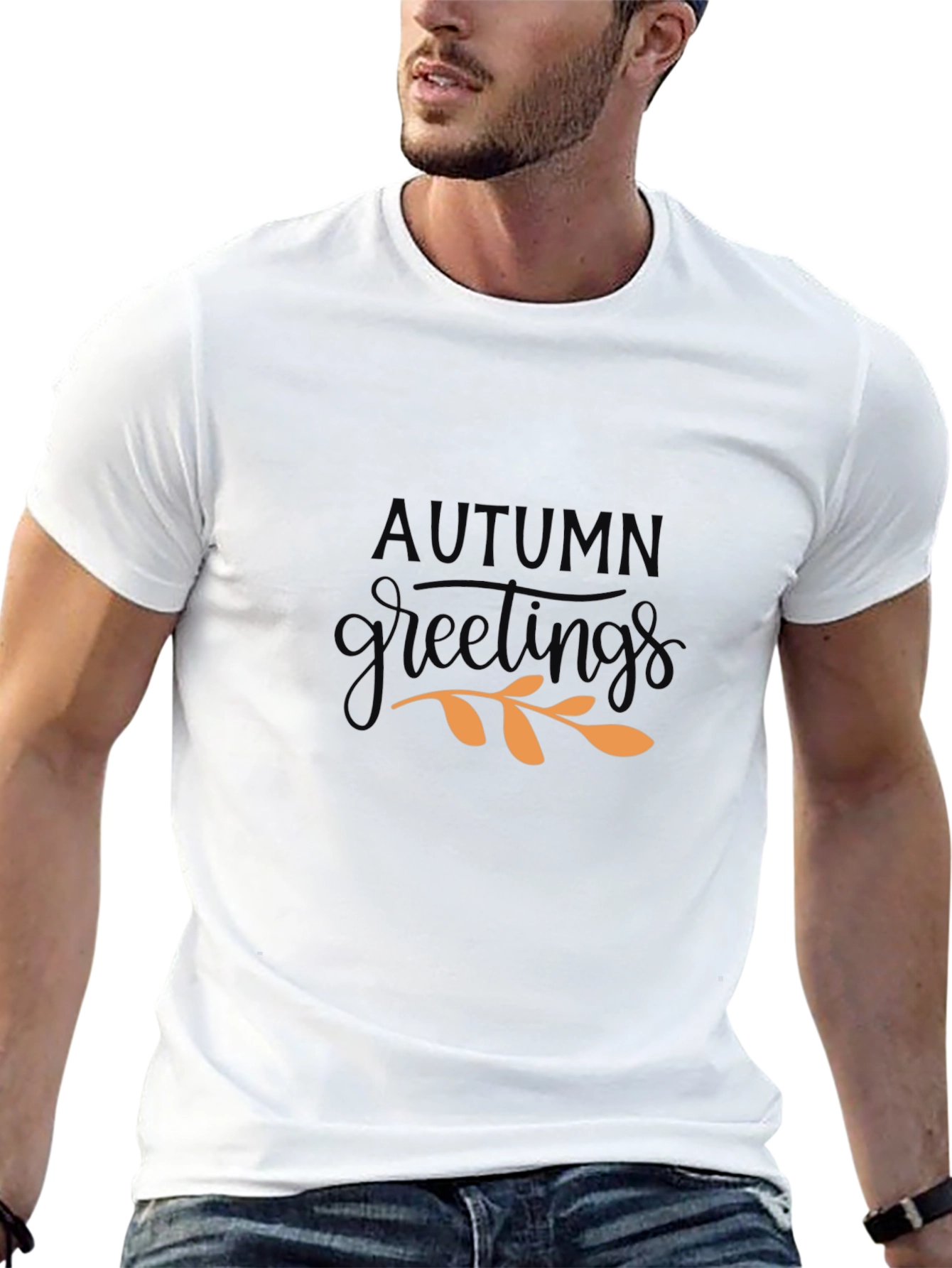Autumn Greetings T-Shirt - Black