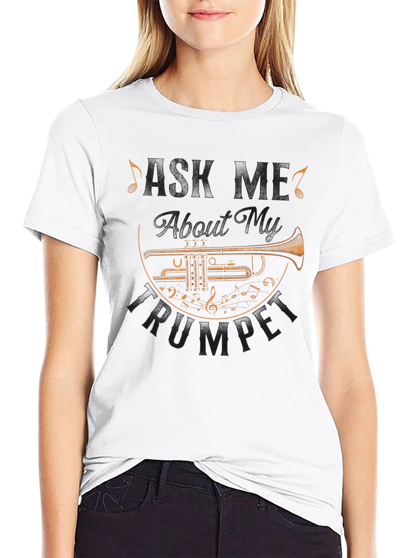 Cool Trumpet Musician Graphic T-Shirt