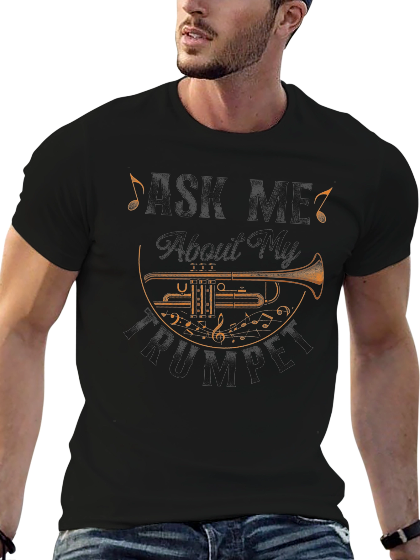 Cool Trumpet Musician Graphic T-Shirt