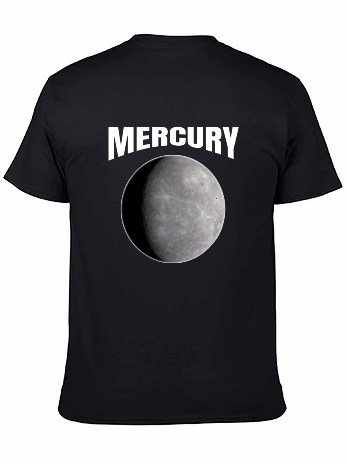 Mercury Planet Graphic Black T-Shirt