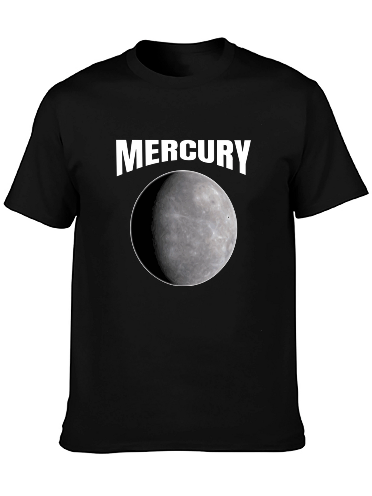 Mercury Planet Graphic Black T-Shirt